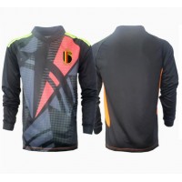 Pánský Fotbalový dres Belgie Brankářské ME 2024 Domácí Dlouhý Rukáv